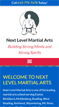 Mobile Screenshot of nextleveltkd.com